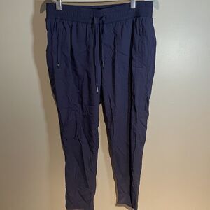 L.L bean Womens Track Pants Size‎ Medium Petite Navy EUC